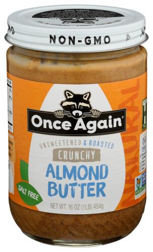 Once Again Butter Almd Crunchy - 16 Oz (6 Units)