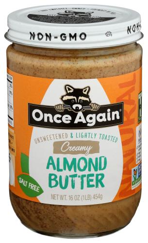 Once Again Butter Almd Lghtly Tstd - 16 Oz (6 Units)
