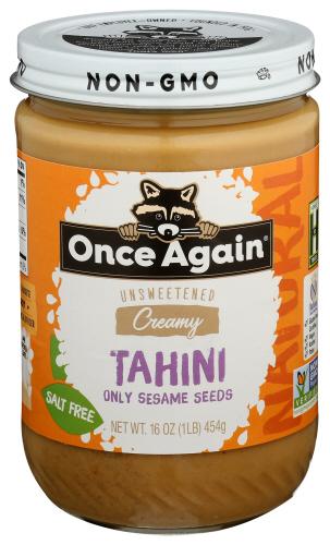 Once Again Tahini Sesame Natural - 16 Oz (6 Units)