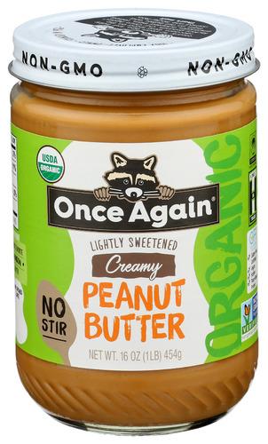 Once Again Butter Peanut No Stir Organic - 16 Oz (6 Units)