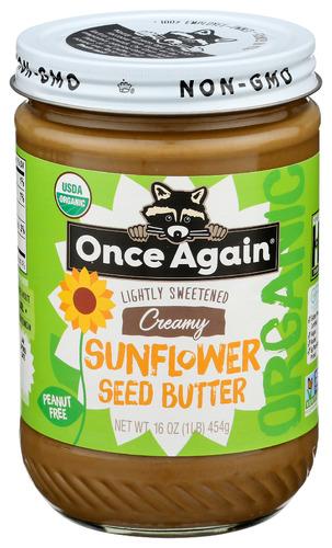 Once Again Butter Sunflowr Sgar Organic - 16 Oz (6 Units)