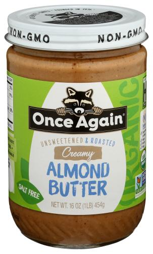 Once Again Nut Butter Almond Smooth Organic - 16 Oz (6 Units)