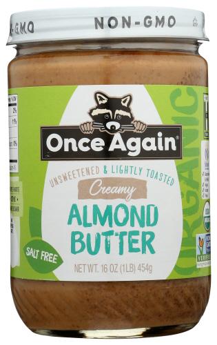 Once Again Almond Butter Ltly Tstd Organic - 16 Oz (6 Units)