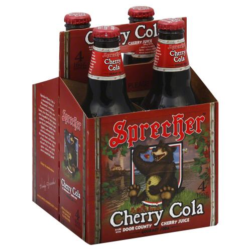 Sprecher Soda Cherry Cola 4Pk - 64 Oz (6 Units)