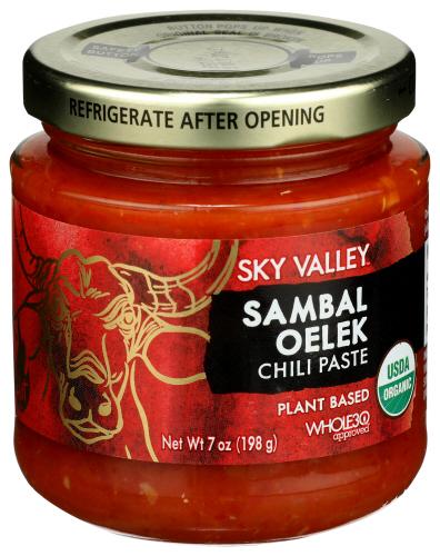 Sky Valley Paste Sambal Oelek - 7 Oz (6 Units)