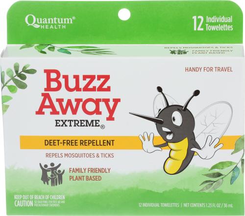 Quantum Buzz Away Towlette - 12 Pc (12 Units)