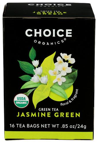 Choice Tea Tea Grn Jasmine Ftc Organic - 16 Bg (6 Units)
