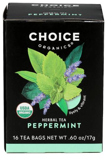Choice Tea Tea Peppermint Organic - 16 Bg (6 Units)