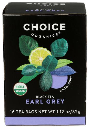 Choice Tea Tea Earl Grey Organic - 16 Bg (6 Units)
