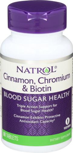 Natrol Cinnamon Biotin Chrom - 60 Tb (1 Units)