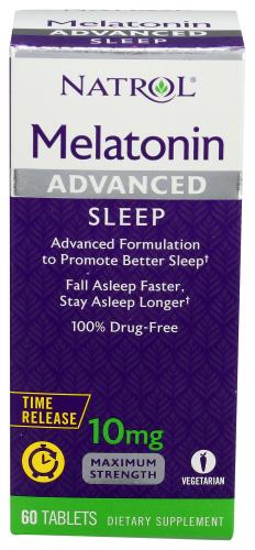 Natrol Melatonin Sleep Advn 10Mg - 60 Tb (1 Units)