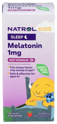 Natrol Kids Melatonin 1Mg Chwbl - 30 Tb (1 Units)