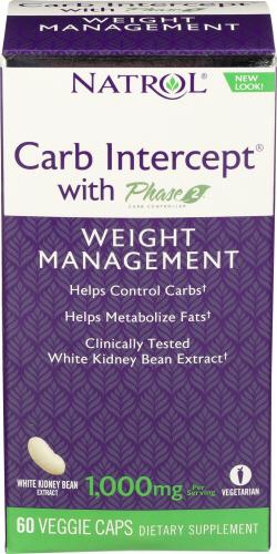 Natrol Carb Intercept Whte Kdnybn - 60 Cp (1 Units)