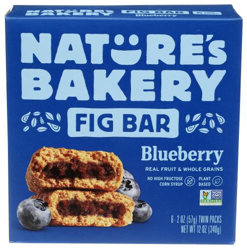Natures Bakery Bar Fig Ww Bluebrry 6Ct - 12 Oz (6 Units)