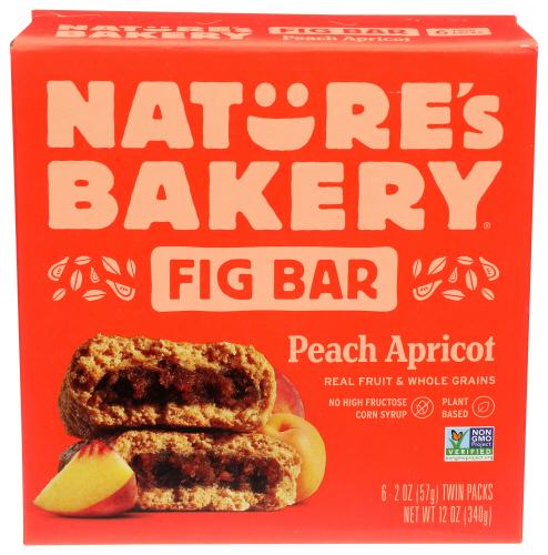 Natures Bakery Bar Fig Ww Peach Apr 6Ct - 12 Oz (6 Units)