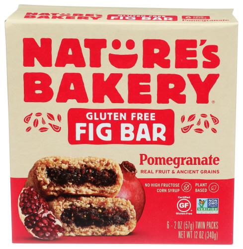 Natures Bakery Bar Fig Pomgrante 6Ct - 12 Oz (6 Units)