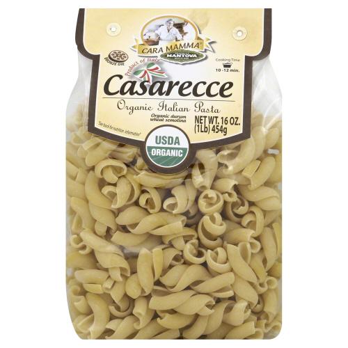 Mantova Pasta Casarecce Organic - 16 Oz (6 Units)
