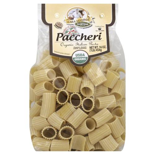 Mantova Pasta Paccheri Organic - 16 Oz (6 Units)
