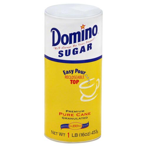 Domino Sugar Granltd Canister - 16 Oz (12 Units)