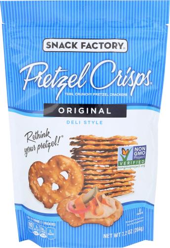 Snack Factory Pretzel Crisp Orginial - 7.2 Oz (12 Units)