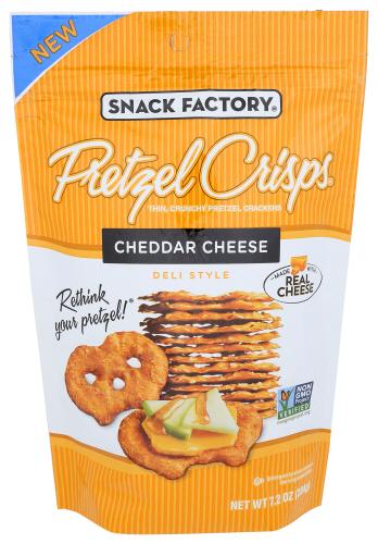 Snack Factory Pretzel Crisp Chddar Chse - 7.2 Oz (12 Units)