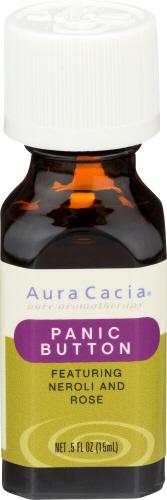 Aura Cacia Essential Solutns Panic Button - 0.5 Oz (1 Units)