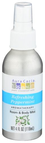 Aura Cacia Aroma Mist Rfrshng Peppermint - 4 Oz (3 Units)