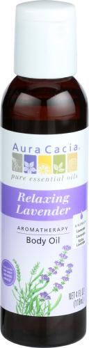 Aura Cacia Body Oil Relaxng Lavender - 4 Oz (3 Units)