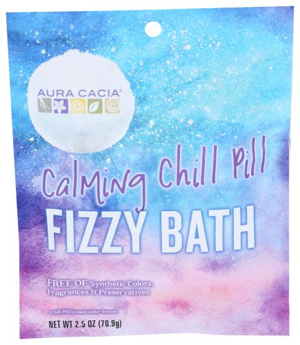 Aura Cacia Bath Fizzy Calming Chill - 2.5 Oz (6 Units)