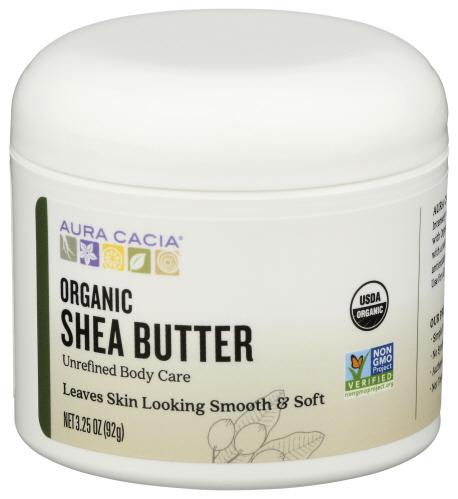 Aura Cacia Shea Butter Unrfnd Organic - 3.25 Oz (1 Units)