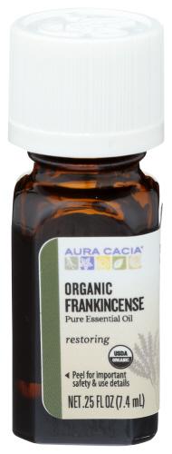Aura Cacia Oil Essential Frnkcns Organic - 0.25 Fo (1 Units)