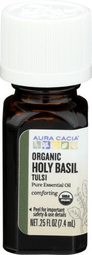 Aura Cacia Oil Essential Holy Basil - 0.25 Fo (3 Units)