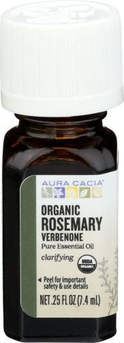 Aura Cacia Oil Essential Rsemry Vrbn - 0.25 Fo (3 Units)