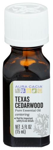 Aura Cacia Essential Oil Cedarwood - 0.5 Oz (1 Units)