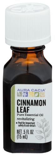Aura Cacia Essential Oil Cinnamon Leaf - 0.5 Oz (1 Units)