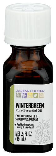 Aura Cacia Essential Oil Wintergreen - 0.5 Oz (1 Units)