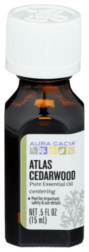 Aura Cacia Oil Essential Cedarwood Atlas - 0.5 Fo (1 Units)