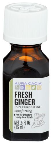 Aura Cacia Oil Essential Fresh Ginger - 0.5 Fo (1 Units)
