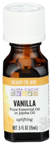 Aura Cacia Prec Essential Oil Vanla W Jojoba - 0.5 Oz (1 Units)