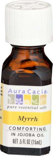 Aura Cacia Prec Essential Oil Myrrh Jojoba - 0.5 Oz (1 Units)