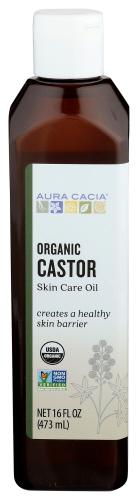 Aura Cacia Skin Care Castor Oil Organic - 16 Oz (1 Units)