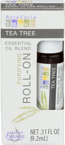 Aura Cacia Oil Essent Roll Tea Tree - 0.31 Fo (4 Units)