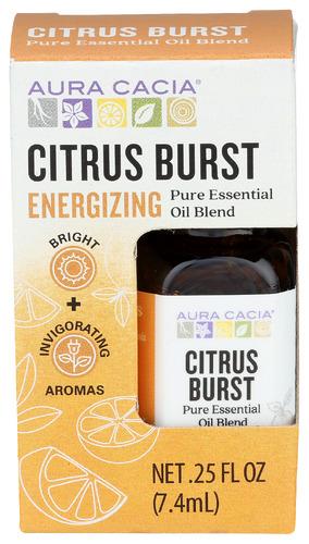 Aura Cacia Oil Essential Citrus Burst - 0.25 Fo (1 Units)