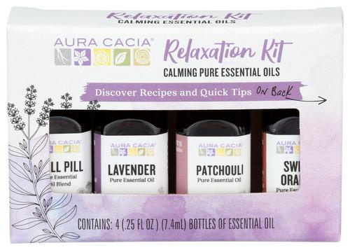 Aura Cacia Essential Oil Relaxtn Kit 4Pk - 1 Fo (1 Units)