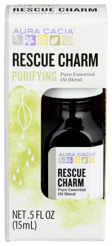 Aura Cacia Oil Essntl Rescu Chrm Box - 0.5 Fo (1 Units)