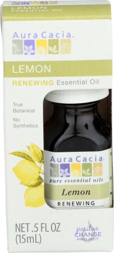 Aura Cacia Oil Essential Lemon Bxd - 0.5 Oz (1 Units)