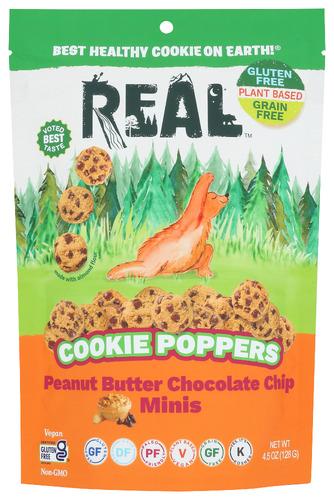 Real Cookies Cookie Popprs Pb Chocolate Chp - 4.5 Oz (6 Units)