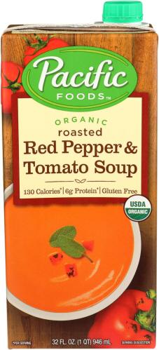 Pacific Foods Soup Creamy Roasted Pppr Tmo Organic - 32 Oz (12 Units)
