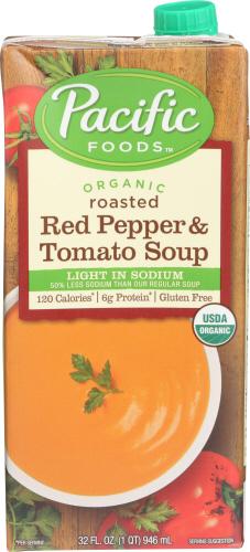 Pacific Foods Soup Lsodium Roasted Pppr Tmo Organic - 32 Oz (12 Units)