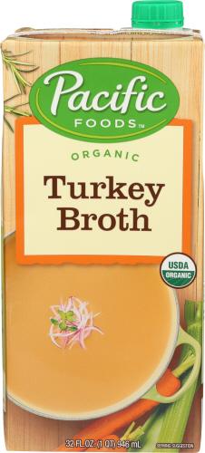 Pacific Foods Broth Turkey  Organic - 32 Oz (12 Units)